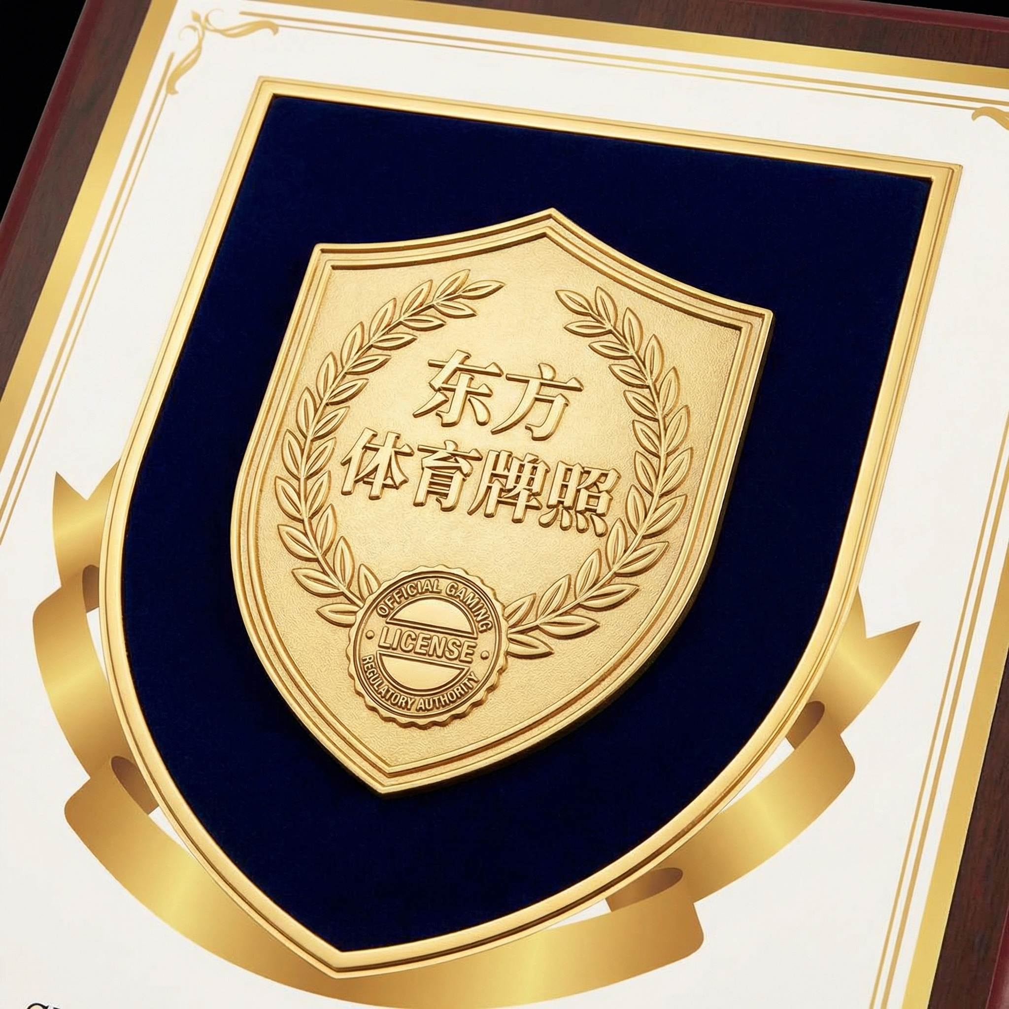东方体育牌照徽章